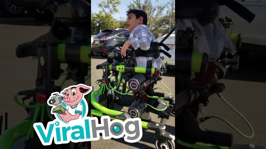 Watch “6-Year-Old with Cerebral Palsy Walking Thanks to Robotics || ViralHog” on&nbsp;YouTube