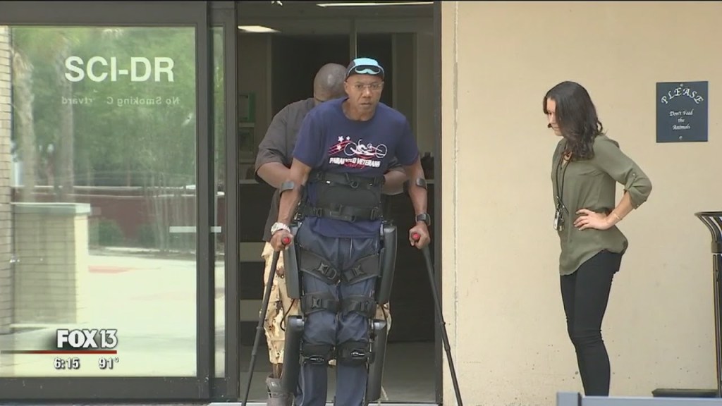 Watch “Suit allows paralyzed veteran to walk again” on&nbsp;YouTube