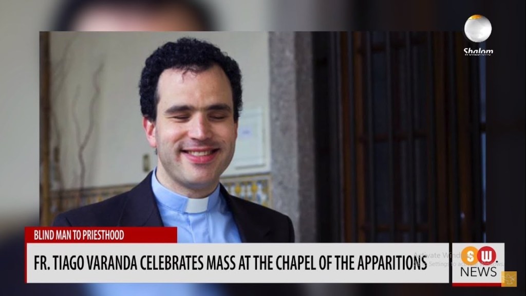 Watch “Blind Priest celebrates mass in Fatima | SW News” on&nbsp;YouTube
