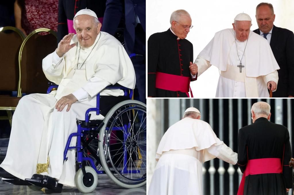 Watch “#PopeFrancis uses wheelchair in public due to #kneeproblem” on&nbsp;YouTube