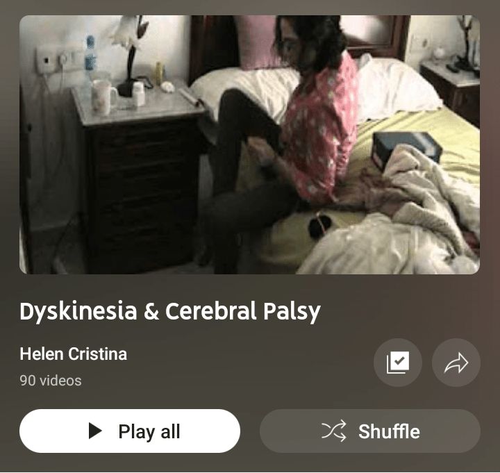 Watch “Dyskinesia & Cerebral Palsy” on&nbsp;YouTube